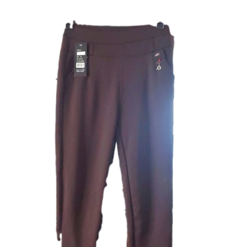 Yuna fashion WOMEN pants stretch brown  nwt